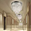 Luci a soffitto Classic Designer Decoration Circle Casa Crystal lampadario di lusso