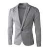 Costumes pour hommes Blazers I -Bijoux M-3XL Costume Décontracté Fine Fabrication Mélange De Coton Un Bouton Blazer Pour Banquet