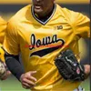 Koszulka baseballowa College Iowa Hawkeyes męska damska młodzieżowa szyta dowolną nazwą nr Mix Order