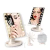 مرايا مضغوطة LED Touch SN Makeup Mirror Professional مع 16/22 Light