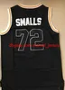 Basketboll Mens Biggie Smalls Jerseys Notorious B.I.G. Stitched Bad Boy Wear Jersey #72 BiggiesMalls