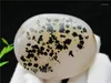 装飾的な置物天然磨かれた水生植物エイジャートクリスタルマダガスカルストーン標本のためのコレクション