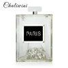 HOT Acrylic Perfume Women Casual Black Bottle Handbags Wallet Paris Party Toiletry Wedding Clutch Evening Bags Purses HandbagsL230302