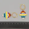 Dangle Earrings Go2Boho Hamsa Hand Earring Miyuki Brick Stitch Beaded Earings For Women Boho Jewelry 2023 Stainless Pendientes & Chandelier