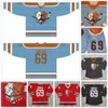 69 Shoresy SudBery Blueberry Letterkenny Hockey Jersey Zwart Blauw Rood Custom elk nummer elke naam