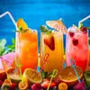 Fourchettes 300 Pcs En Plastique Cocktail Épée Picks Fruit Coloré Apéritif Multicolore Cure-dents pour Family Party Bar 230302