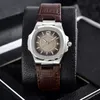 Damski kwarcowy zegarek baterii 32 mm skórzany pasek projektant Sapphire Waterproof Casual Classic Watches Montre de Luxe