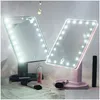 مرايا مضغوطة LED Touch SN Makeup Mirror Professional مع 16/22 Light