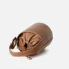 빈티지 캐주얼 버킷 가방 여성 어깨 가방 악어 패턴 품질 가죽 가방 큰 토트 인기있는 스타일 배럴 가방 230302