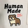 T-shirt da uomo Four Seasons Human Made Dog T-shirt moda uomo 1 1 B Qualità Human Made Donna Vintage Camicia in cotone manica corta Tee G230301