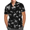 Mäns casual skjortor cool dykning 3d strand hawaiian 2023 sommarblå skjorta kort ärm streetwear överdimensionerade 5xl camisa social kemis homme-9