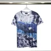 Kvinnors tie dye T-shirts Herr T-shirts Designer för män Damskjortor Mode t-shirt med bokstäver Casual Sommar Kortärmad Man Tee Kvinna Kläder