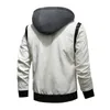 Herenleer Faux Autumn Winter Bomber Jacket Men Scorpion Borduurwerkpe Hapleed Pu Motorfietsheren en Coats 230301