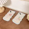 Dessin animé ours lapin animaux mignon belles filles de mode comme cas designer antichoc silicone couvre iphone14 pro max plus iphone13 12 11 pro max petit lapin heureux