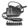 Universal 80W DC Car Charger Laptop Notebook Adapter Adjustable LED Auto Power Supply Set With 8 Detachable Plugs Computer Charger