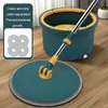 Mops 360 Spinning Mop and Bucket Round Spin Mop for Wash Floor Wet and Dry Flat Mop Auto-squeezer for Home 230302