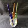 Couleur multi spirale meunier, gros bongs en verre brûleur à mazout tuyaux en verre conduites d'eau plates-formes pétrolières fumer