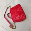 2023 Fashion Totes Love heart Borse a tracolla Designer borsa da donna Classica catena in metallo Borse a righe Borsa in pelle Lady Borsa a conchiglia da donna di lusso in pelle