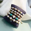 سحر أساور Kkbead Natural Freshwater Pearls Friends Friends Jewelry for Women Designer 2023 Fashion Pulseras Dropship Suppliers