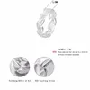 Pierścienie klastra Chengxun 2023 Stos mody dla kobiet dziewcząt Projekt liści pusty geometryczny palec midi elegancki styl biżuteria
