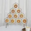 Smyckespåsar Donut Display Stand Wedding Child Decoration Frame Födelsedag Hem Tabellery