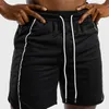 Men's Shorts 2023 Mens Gym Fitness Bodybuilding Jogging Workout Male Pants Sport Run Breathable Quick Drying Mesh Sweatpants DK