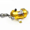 BAITCASTING REELS MINI STORLEK Gjuten trumhjul Full metall Design Lure Bait Casting Reel Outdoor Sea Fishing Supplies