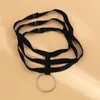 Choker mode kvinnor accessoires punk gotisk mjuk svart sammet lager halsband flicka nack smycken colar feminino halloween