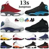 13s män kvinnor Jumpman 13 Utomhusskor University French Brave Blue Del Sol Obsidian Flint Starfish Black Cat Bred herrsneakers utomhus