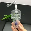 Smoking Pipes Transparent bones and bones glass kettle Wholesale Glass bongs Oil Burner Glass