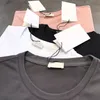 Herren T-Shirts Frauen Designer T-Shirts Polos Mode Tops Mann Casual Baumwolle Zurück Brief Hemd Kleidung Stereo Shorts Ärmel Kleidung Ts277u