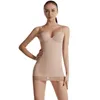 Shapers Shaper Shaper Dress Bodycon Construído em Shapewear Bodysuit Lingerie Body com sutiã embutido Tops lisos vestidos traseiros mulheres mulheres