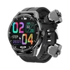 Smart watch with earbuds 2 in 1 Smartwatch Fitness Tracker with built in tws headset 1.3 in Touch HD Screen Waterproof Pedometer Heart rate monitor Blood pressure