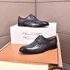 2023 Top Quality Mens Party Wedding Dress Shoes Fashion Genuine Leather Flats Gentlemen Brand Business Oxfords Travel Walk Scarpe casual Taglia 38-44