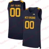 Basketball Jerseys Stitched Custom West Virginia Mountaineers Basketball Jersey 35 Bob Huggins 32 James Okonkwo 21 Wesley Harris Blank Jerseys