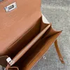 Top 7A Kellytogo Woc Designer Borse a tracolla da donna Colori divisi con cinturino a catena Roulis Vintage Epsom Pelle di vacchetta Hardware oro / argento Borsa a portafoglio da donna