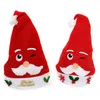 Weihnachtsdekorationen 2 stücke Ornamente Dekoration Hüte Niedlichen Cartoon Santa Kinder Kinder Erwachsene Kappe Für Party Requisiten