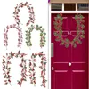 Decoratieve bloemen Simulatie Kerstmis bruiloft Decor Deur decoratie Halloween Garland planten faux fruit Berry Vine