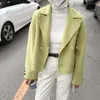 Wełna Women Blends Korean Short Krótki 2023 dwustronny płaszcz z kaszmiru wełniane kobiety Womenwomen