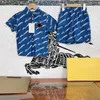 23ss märkesdesigner t-shirt shorts set Ren bomull lapel cowboy kostym Sommar pojkar gril Kortärmade shorts kostymer Hög kvalitet babykläder a1