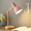 Bordslampor Nordic Macaron Desk Lamp Modern LED College Student Dormitory Simple Bedroom Bedside Remote Control Switch E27 Light