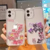 2023 nouvelles jolies jolies filles comme Case Designer antichoc silicone couvre iphone14 pro max plus iphone13 12 11 pro max petit lapin happy time Quicksand case