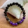 STRAND NEGATIEVE ENERGIE VAMPIRE GOED GELUK CHAKRA HEALING CRYSTALS Psychische aanval Afschermarmband