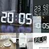 Wanduhren Yefui LED Digitaluhr Alarm Datum Zeit Temperatur Nachtlicht Display Hängetisch Desktop für Heimdekoration