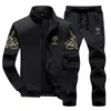 Mens Tracksuits Male Tracksuit Jacket Set stor storlek 5xl 6xl 7xl 8xl 9xl Fashion Autumn Winter Homme Suit Sweatshirt Sweatpants 230228