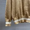 디자이너 클래식 프라드 남성 의류 가슴 가슴 편지 스웨터 패션 동물 프린트 캐주얼 가을 겨울 까마귀 풀 오버 남자 승무원 목 스웨터#52