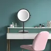 Specchi Specchio cosmetico per trucco con luci a LED 23,3 cm Bifacciale Ingrandimento 10X Illuminazione a 3 colori Dimmerabile Tocco cosmetico