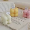 Small Scented Mini Bubble Shaped Wax Candles Aromatherapy for Home Bedroom Wedding Festival Party Decoration