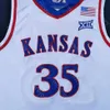 قمصان كرة السلة الجديدة Kansas 2020 Jayhawks College Basketball Jersey NCAA 35 UDOKA AZUBUIK