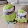 Japansk söt tecknad penguinplush docka leksaker positiva energi pingvin ny vinter plysch leksak doll hänge prydnader gratis ups